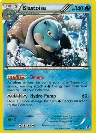 Blastoise 16/101 Plasma Blast
