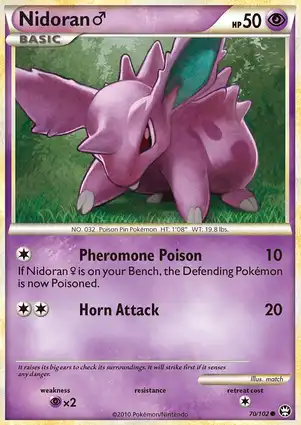 Nidoran ♂ 70/102 Triumphant