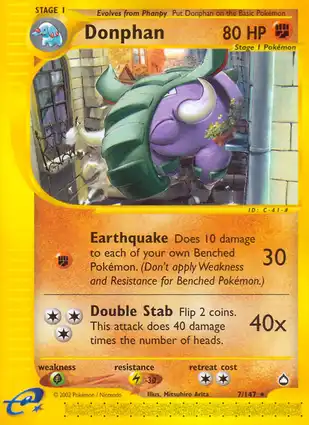 Donphan 7/147 Aquapolis