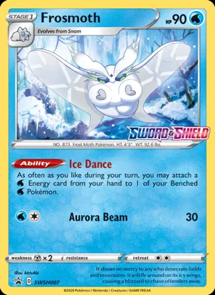 Frosmoth SWSH007 Sword & Shield Promos