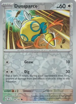 Dunsparce 128/162 Temporal Forces