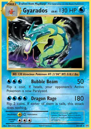 Gyarados 34/108 Evolutions