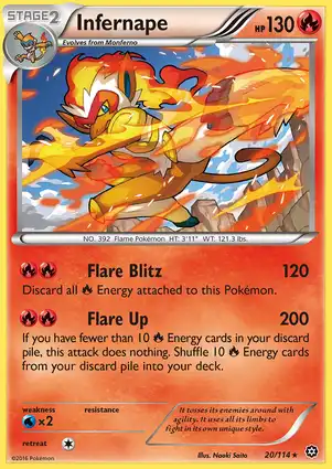 Infernape 20/114 Steam Siege