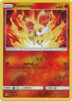 Fennekin 14/131 Forbidden Light