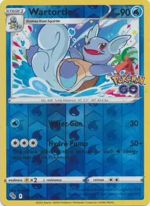Wartortle 016/078 Pokémon GO