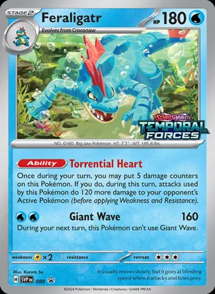 Feraligatr 089 Scarlet & Violet Promos