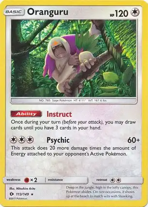 Oranguru 113/149 Sun & Moon