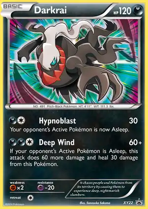 Darkrai XY22 XY Promos