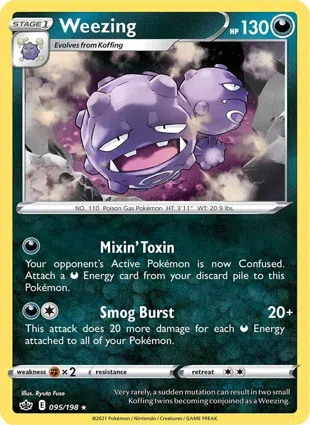 Weezing 095/198 Chilling Reign