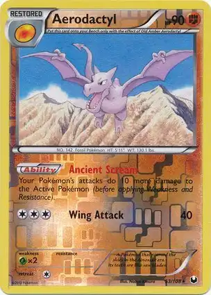 Aerodactyl 53/108 Dark Explorers