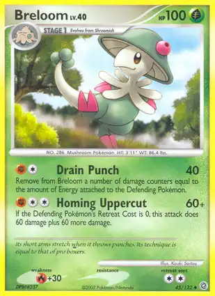 Breloom 45/132 Secret Wonders