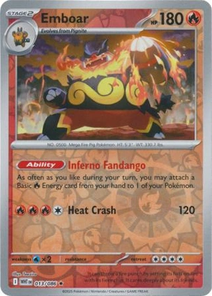 Emboar 013/086 White Flare