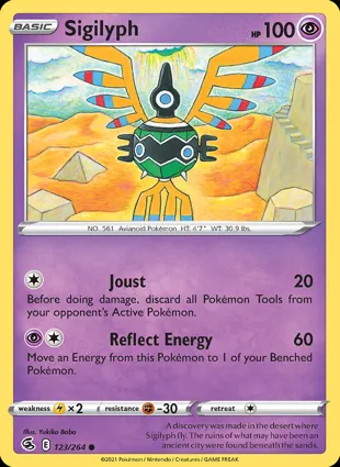 Sigilyph 123/264 Fusion Strike