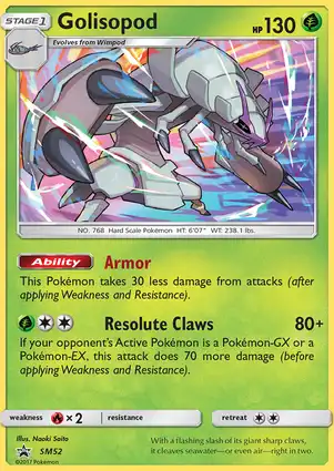Golisopod SM52 Sun & Moon Promos