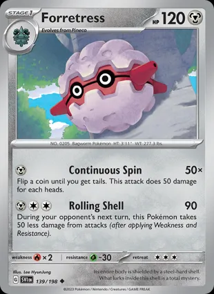 Forretress 139/198 Scarlet & Violet