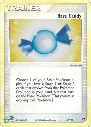 Rare Candy 88/100 EX Sandstorm