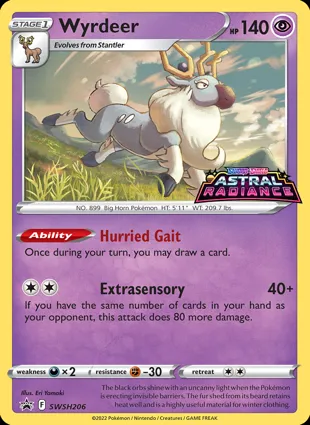 Wyrdeer SWSH206 Sword & Shield Promos