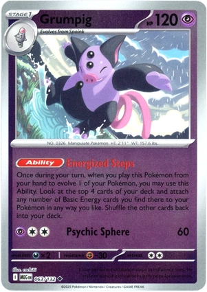 Grumpig 063/132 Mega Evolution