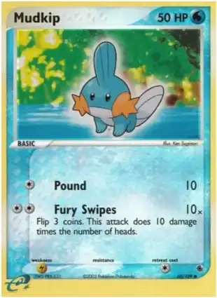 Mudkip 60/109 EX Ruby & Sapphire