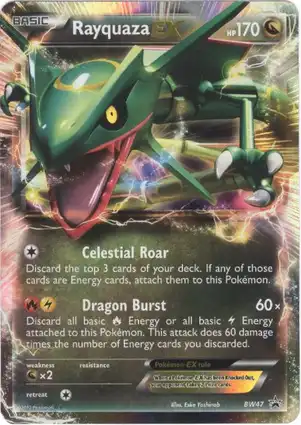 Rayquaza EX BW47 Black & White Promos