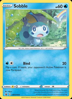 Sobble SWSH003 Sword & Shield Promos