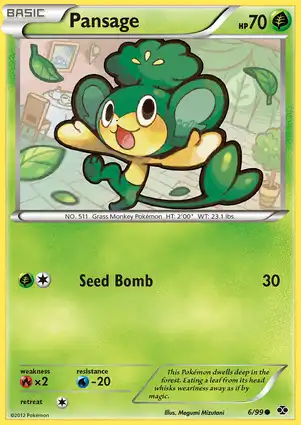 Pansage 6/99 Next Destinies