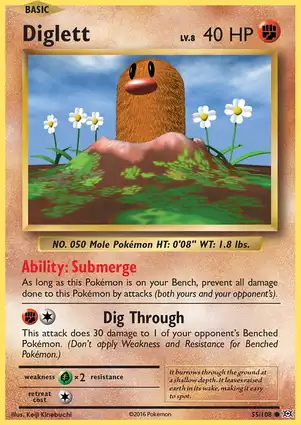 Diglett 55/108 Evolutions