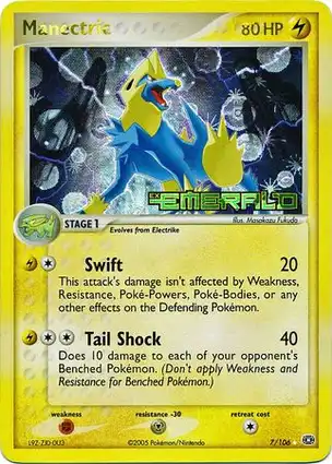 Manectric 7/106 EX Emerald