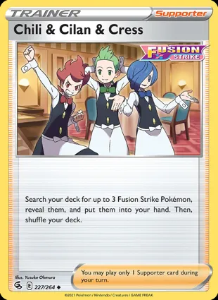 Chili & Cilan & Cress 227/264 Fusion Strike