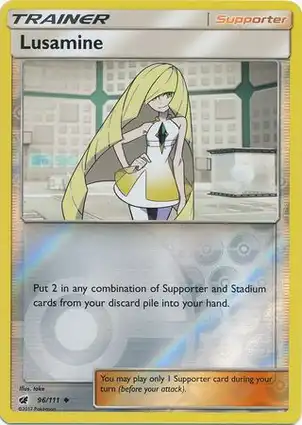 Lusamine 96/111 Crimson Invasion