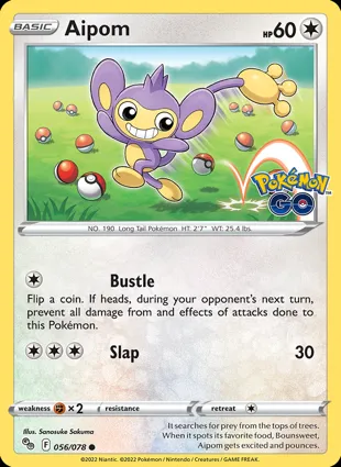 Aipom 056/078 Pokémon GO