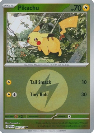 Pikachu 055/217 Ascended Heroes