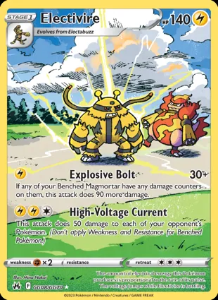 Electivire GG08/GG70 Crown Zenith