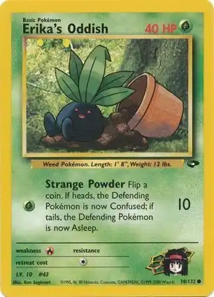 Erika's Oddish 70/132 Gym Challenge