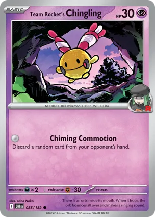 Team Rocket's Chingling 085/182 Destined Rivals