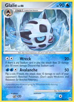Glalie 18/99 Arceus