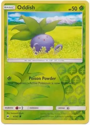 Oddish 4/147 Burning Shadows