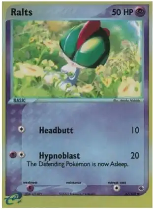 Ralts 67/109 EX Ruby & Sapphire