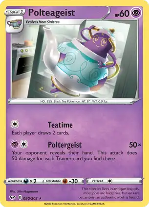 Polteageist 090/202 Sword & Shield