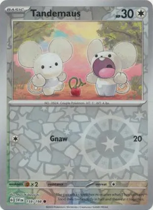 Tandemaus 159/198 Scarlet & Violet