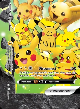 Pikachu V-UNION SWSH141 Sword & Shield Promos