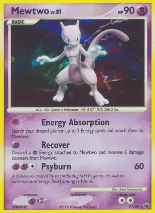 Mewtwo 9/100 Majestic Dawn