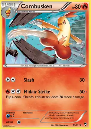 Combusken 13/111 Furious Fists