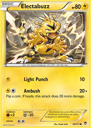 Electabuzz 29/111 Furious Fists