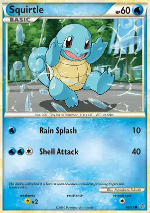 Squirtle 63/95 Unleashed