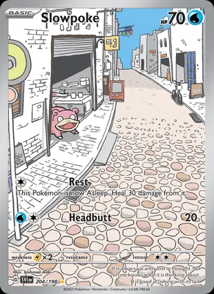 Slowpoke 204/198 Scarlet & Violet
