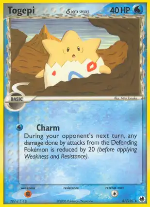 Togepi 41/101 EX Dragon Frontiers