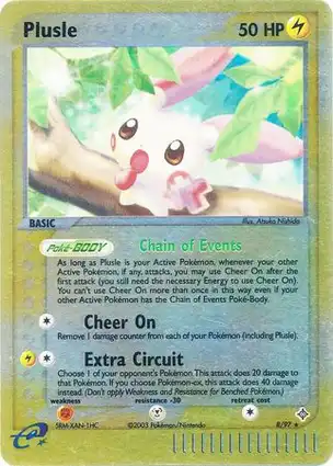 Plusle 8/97 EX Dragon