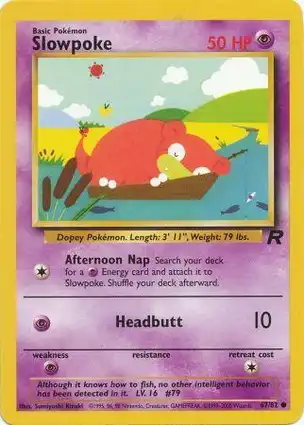 Slowpoke 67/82 Team Rocket