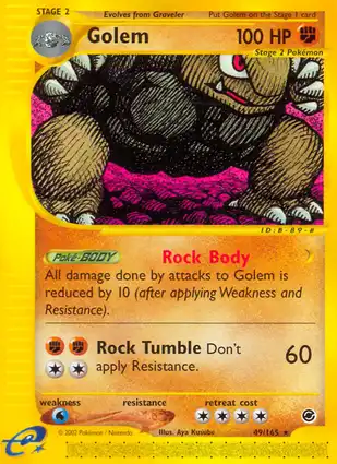 Golem 49/165 Expedition Base Set